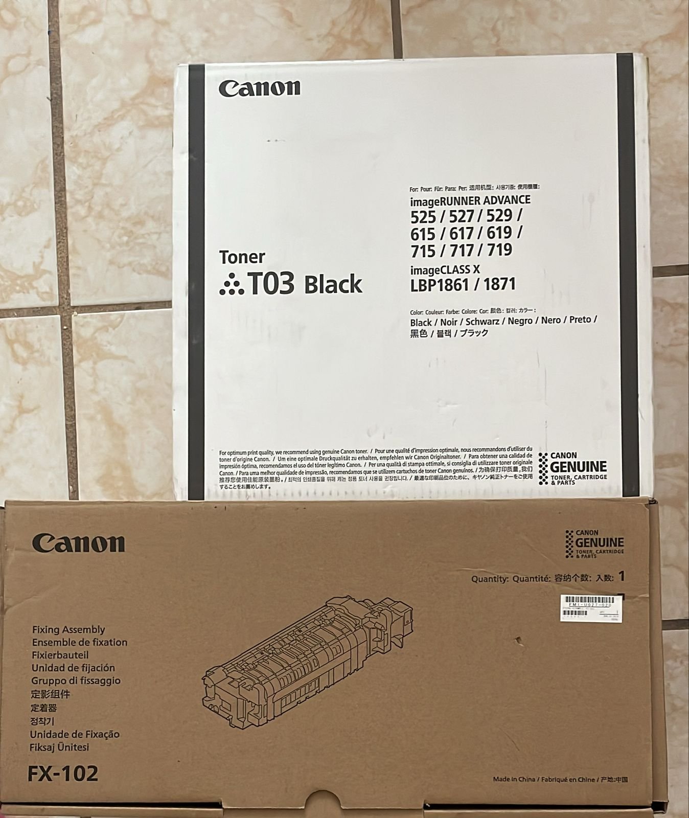 Consumibles y tóner originales